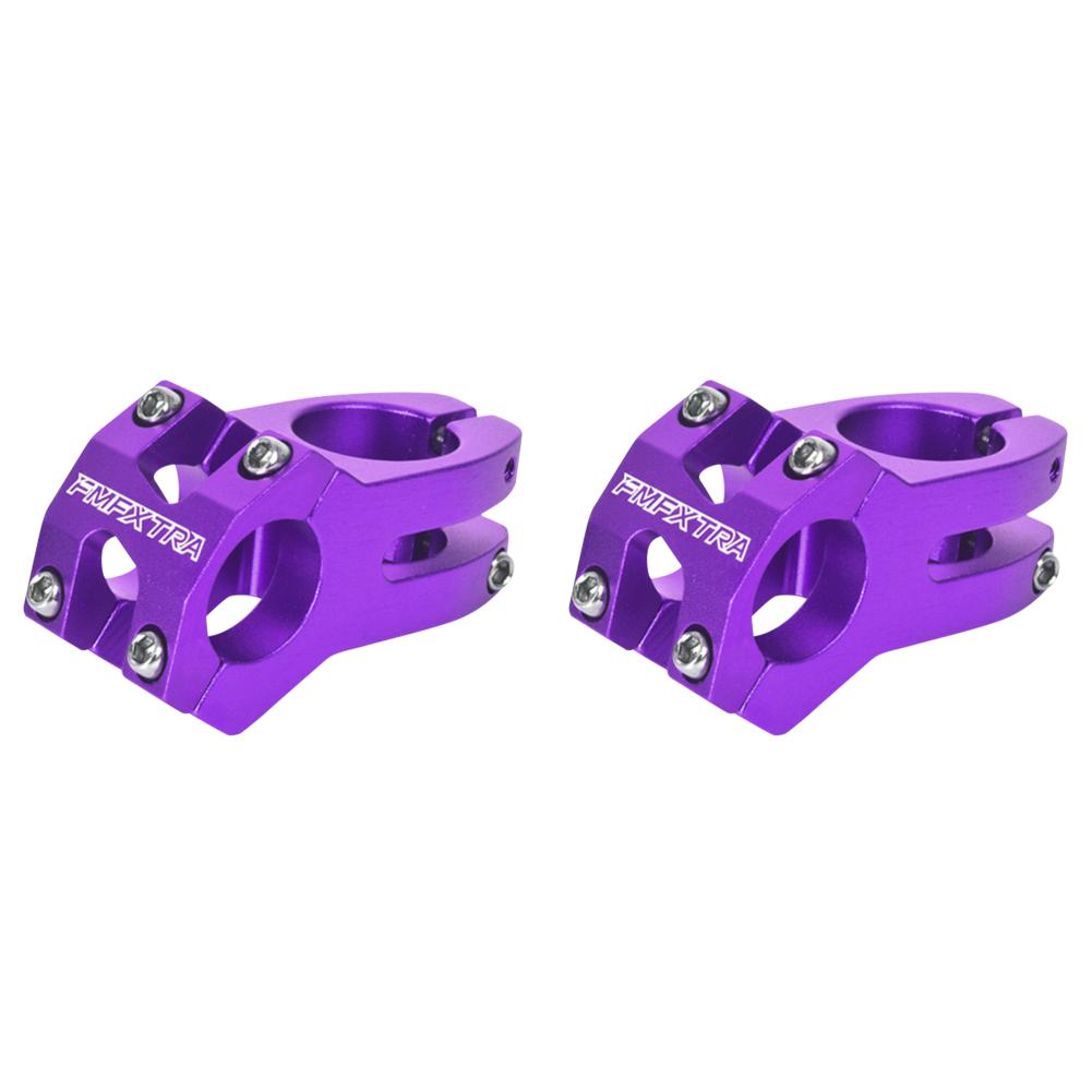 

T0# 25.4mm Bike Stem Short Handlebar Stem for Fixed Gear Road Bike MTB (Purple)
