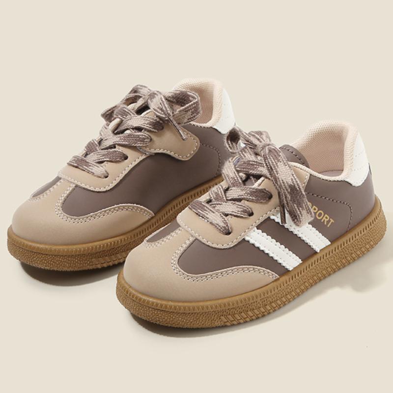 

Детские моральные тренировочные туфли Весенне-осенние спортивные туфли для мальчиков Повседневные кеды Белые туфли для девочек Мягкая подошва детские туфли Forrest 27 коричневый