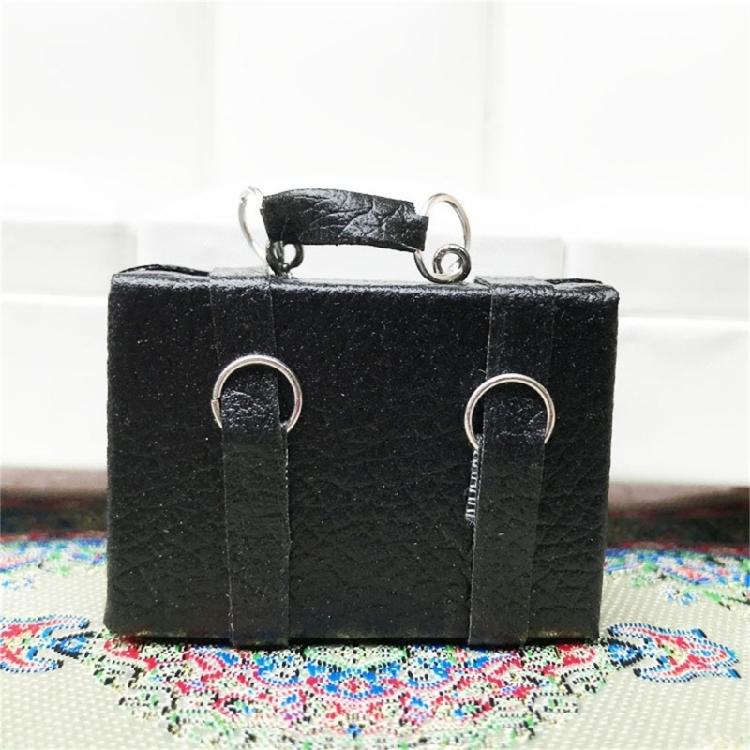 Collectible Retro Dollhouses Miniature 1/12 Scale Portable Wooden Trunk Detailed Craft