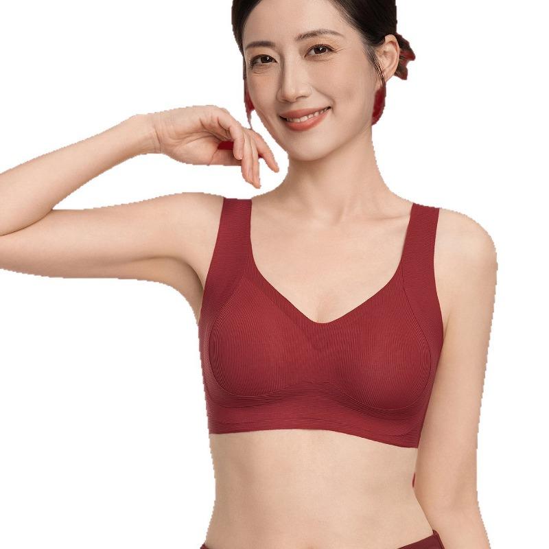 Women S Middle Age Seamless Push Up Bra For Small Chest Vest Style