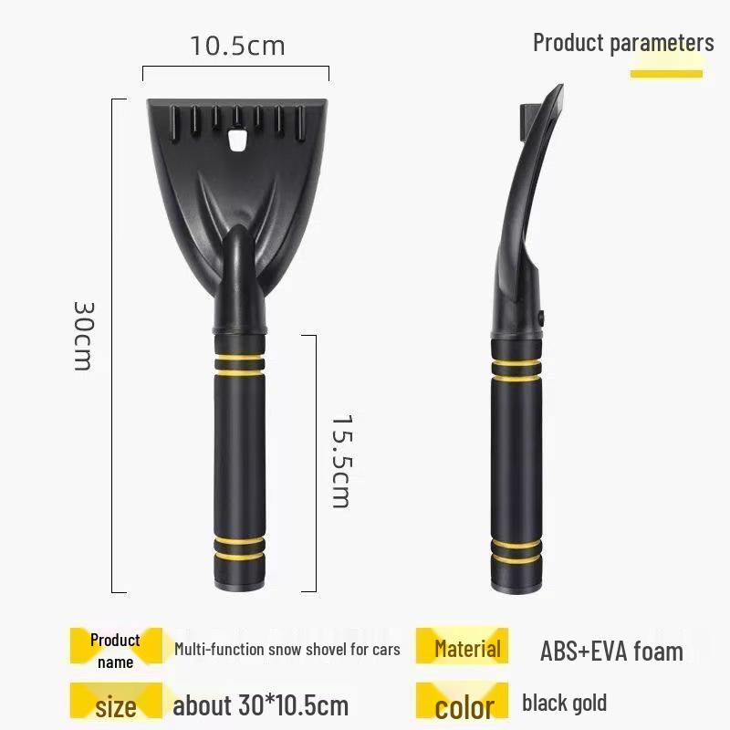 

Портативная многофункциональная автомобильная лопата для снега и скребок для льда для зимней очистки окон