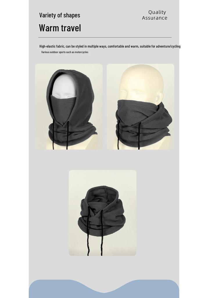 Camouflage Fleece Balaclava: Outdoor Cold-Weather Cycling & Skiing Face Mask