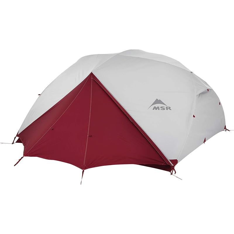MSR Outdoor Elixir-4 Backpacking Tent (4-Person), Lightweight, with Groundsheet (Footprint), Product Number: 37313