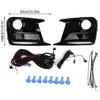 Dynamic Sequential Turn Signal Light Daytime Running Light Fog Lamp Bezels