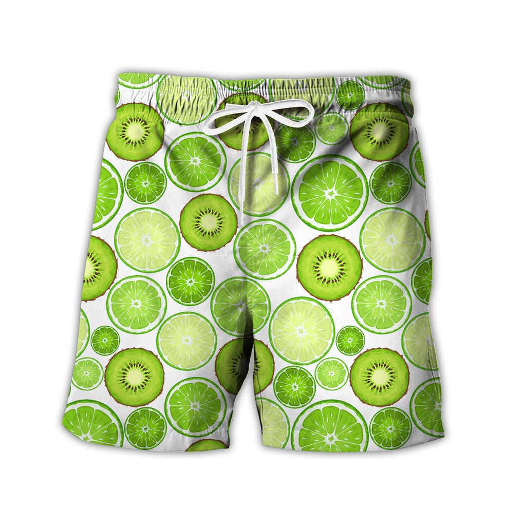 Summer 3D Print Colorful and Interesting Patterns Shorts Fashionable Casual Beach Men's Shorts