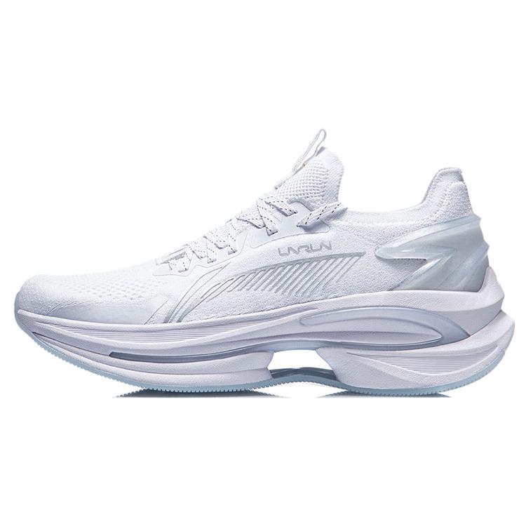 New LiNing WuShi 5S 1.0 Abrasion Resistant Coverage Lightweight Low Top Light Foam Running Shoes Men's Pure White ARHR071-1