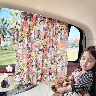 Rideau à Ventouse dans la Fenêtre de la Voiture Couverture Pare-Soleil Dessin Animé Universel Pare-Soleil de Fenêtre Latérale Protection UV pour Enfant Bébé Enfants