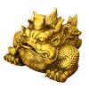 Golden Ornament Pure Copper Emperor - Toad Home Office Store Desktop Decoration Brass Three-Legged T