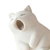 Yawning Cat Figurine 3D Printed Cute Small Cat Statue Collectible Pet Ornament for Home Office Desktop Decor Gift for Cat Lovers