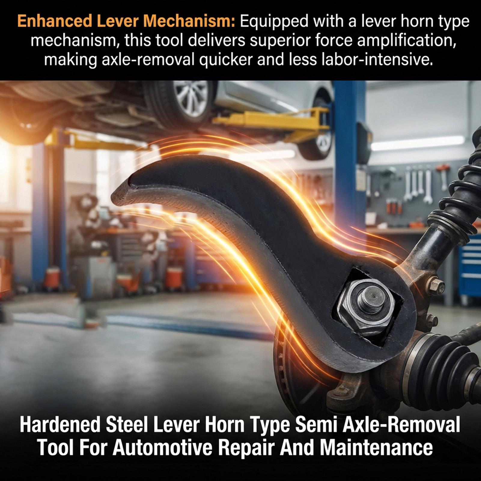 

Hardened Horn Style Semi-disassembled Axle-Puller Tool With Lever Assist Professional Automotive Repair Equipment For Mechanics