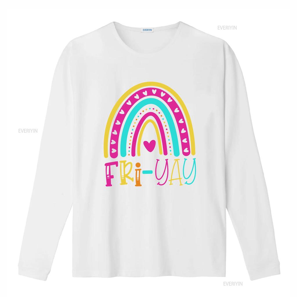 FriYAY T Shirt Fri Yay Cute Teacher Its Fun Friday TGIF s for Women Appreciation vintage Washed Top For Everyday Wear homme