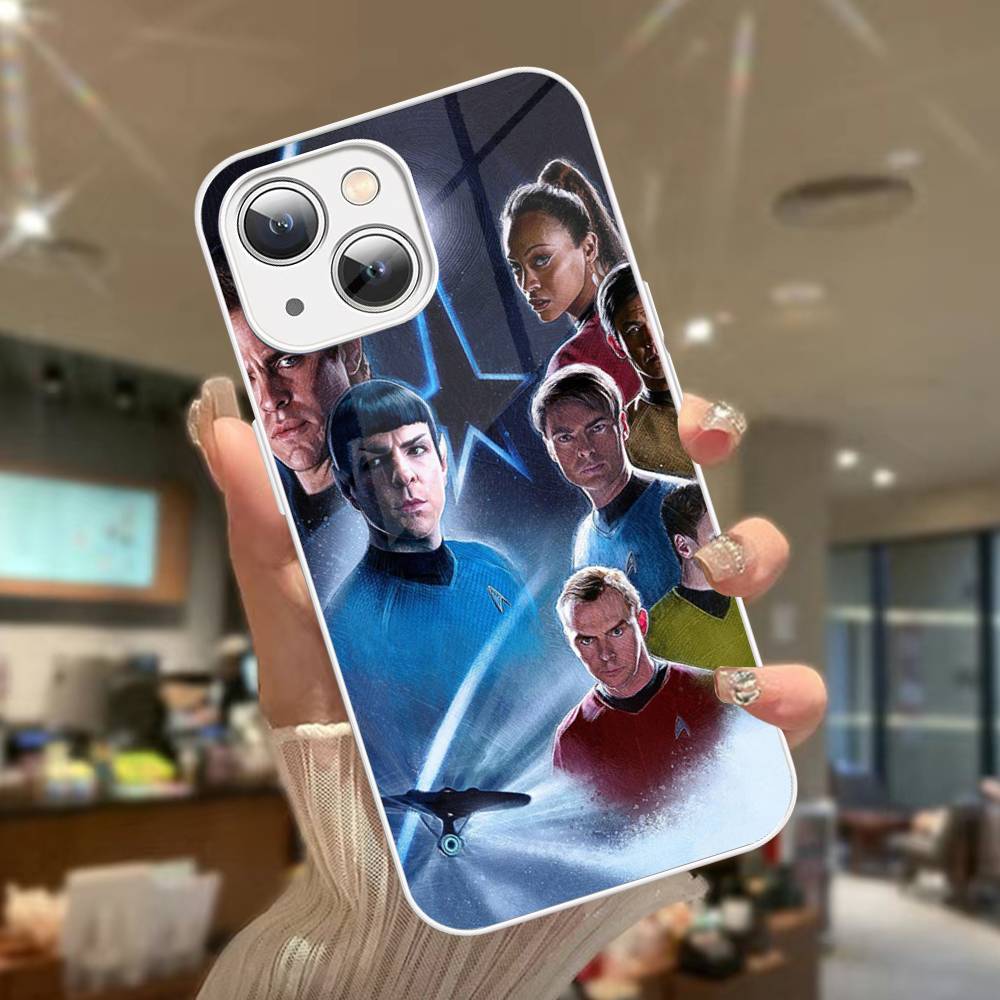 

Classic Movie S-Star T-Trek Tempered Glass For Iphone 14 13 12 11 Pro Mini XS MAX 14Plus X XS XR Cover iphone 12pro max
