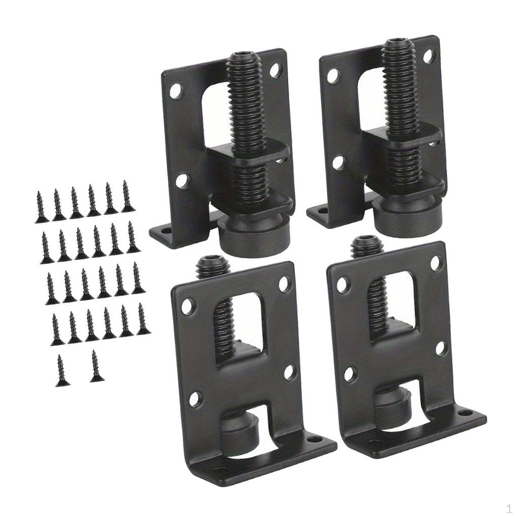 4 Furniture Leveling Feet with Screw, Heavy Duty, Multi-Purpose, Adjustable, for Sofa, Bed, Bench,