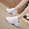 2026 Neue Damen Plateau-Sneaker Sommer Atmungsaktiv Lässige Sneaker Höhensteigernd Weiße Schuhe Laufschuhe Damenmode