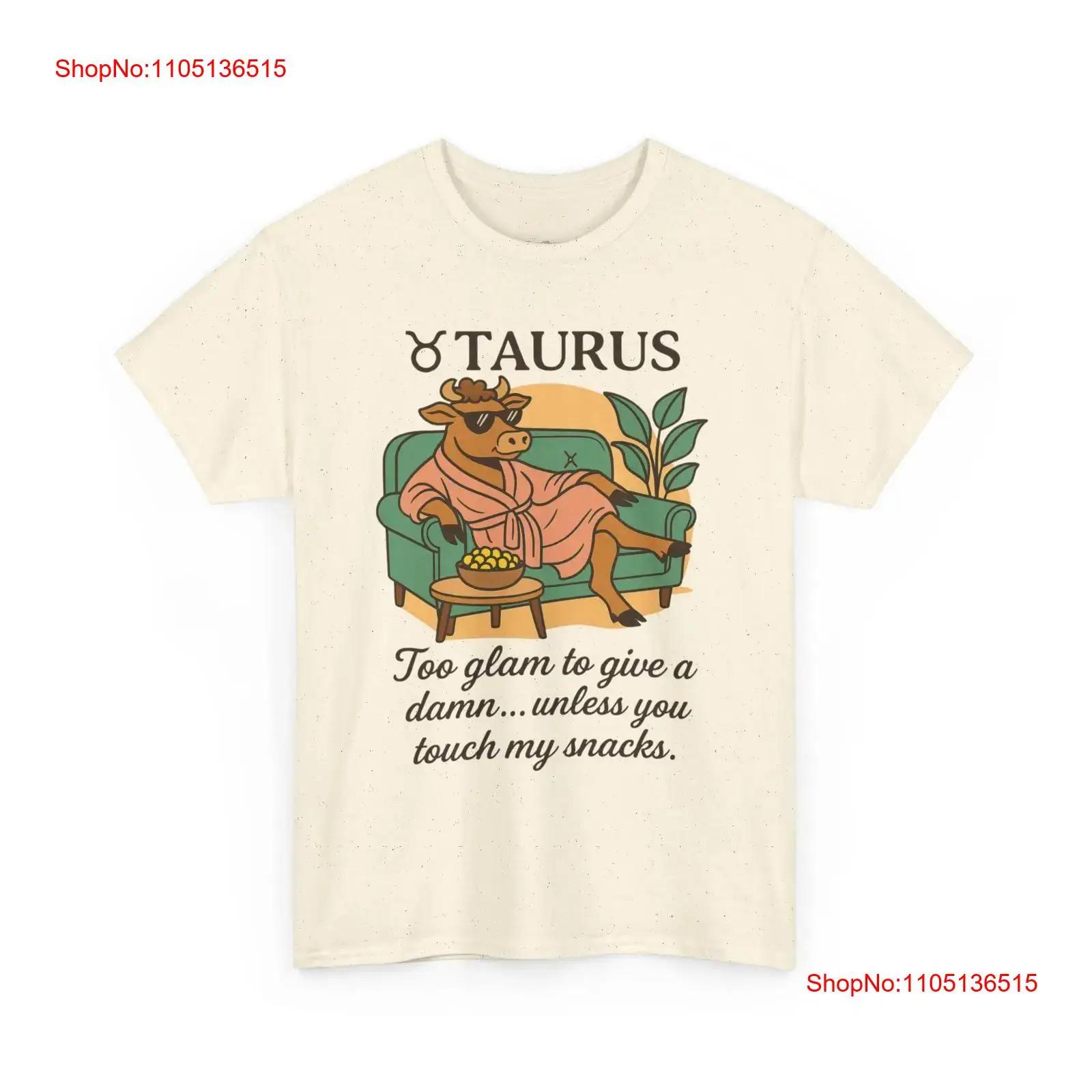 

Taurus Glam Cow T Shirt Chill Fabulous Lazy Afternoon vintage Washed Stretched Casual Unisex graphic Slightly homme Breathable S разноцветный