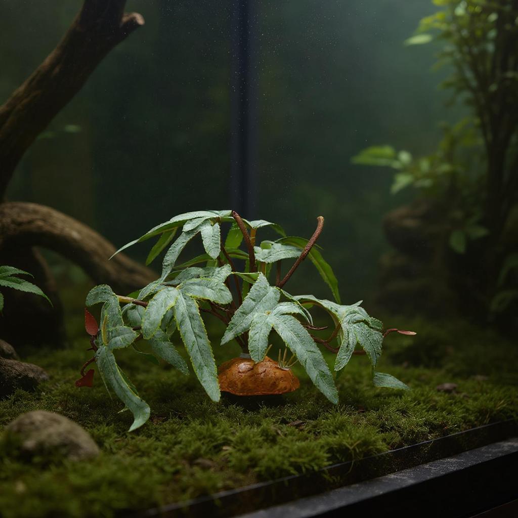 Fake Plants For Reptiles Fake Realistic Greenery Bearded Dragon Artificial Leaves For Freshwater Desert Fish Turtle Betta Gecko