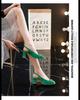 Fashion Women's Mid-heel 5.5CM 2025 Summer French Style Back Empty Female Thick Heel Square Toe Shoes Black Green
