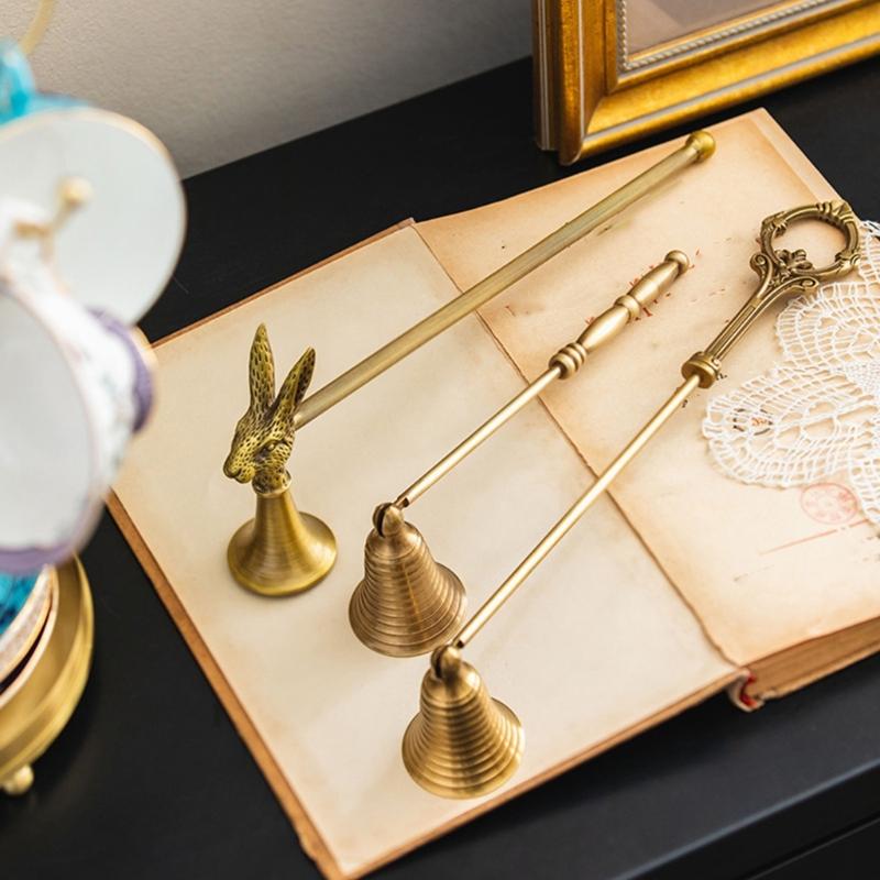 Candle Snuffer,Elegant Candle Extinguisher with Long Handle,Candlesnuffers Wicks Snuffer Candle Accessory Candle Stopper