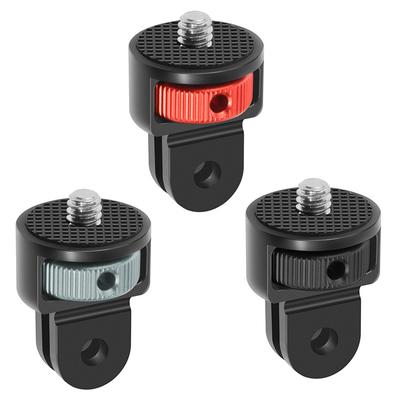 1/4" Screw Converter Tripod Adapter for Gopro 13 12 11 10 9 8 Insta360 X4 X3 DJI Action 4 5Pro Camera Monopod Mount Accessories