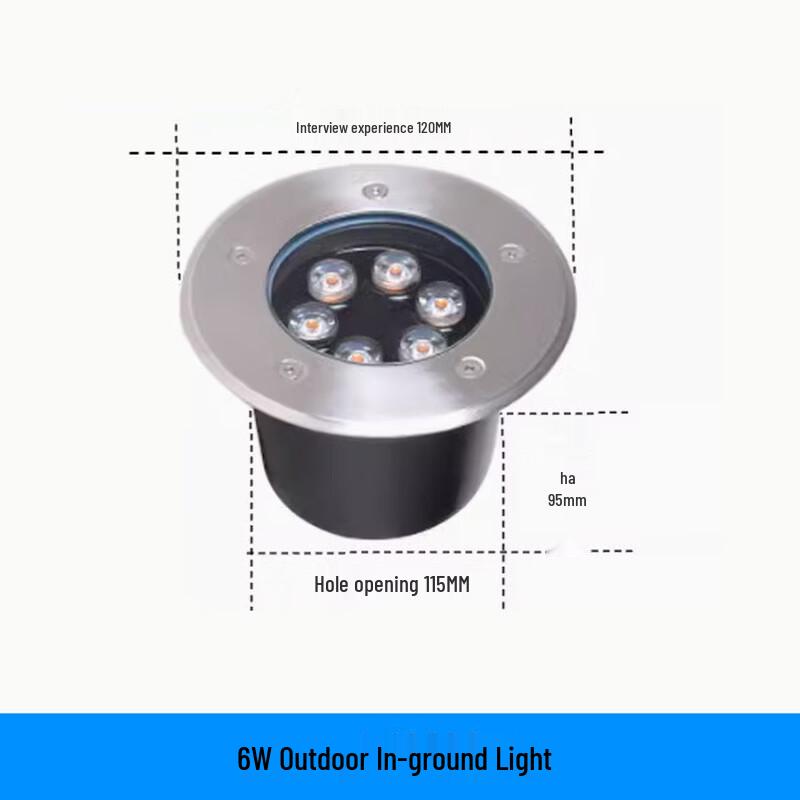 Nufeng 6W Green LED Ground Light