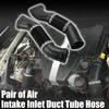 Pair of Air Intake Inlet Duct Tube Hose 1120943482 + 1120943582 Compatible with Mercedes Benz E320 3.2L 2003-2005