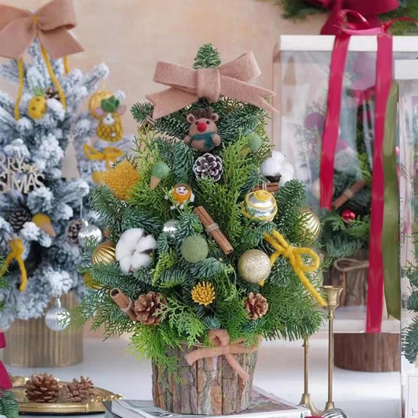 

Деревянная кора Цветочный горшок Ваза Декоративный натуральный держатель для центральной части стола S