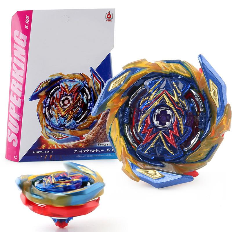 Premium Alloy B163d Burst Top Toy With Dual Launcher And Stunning Fire Design