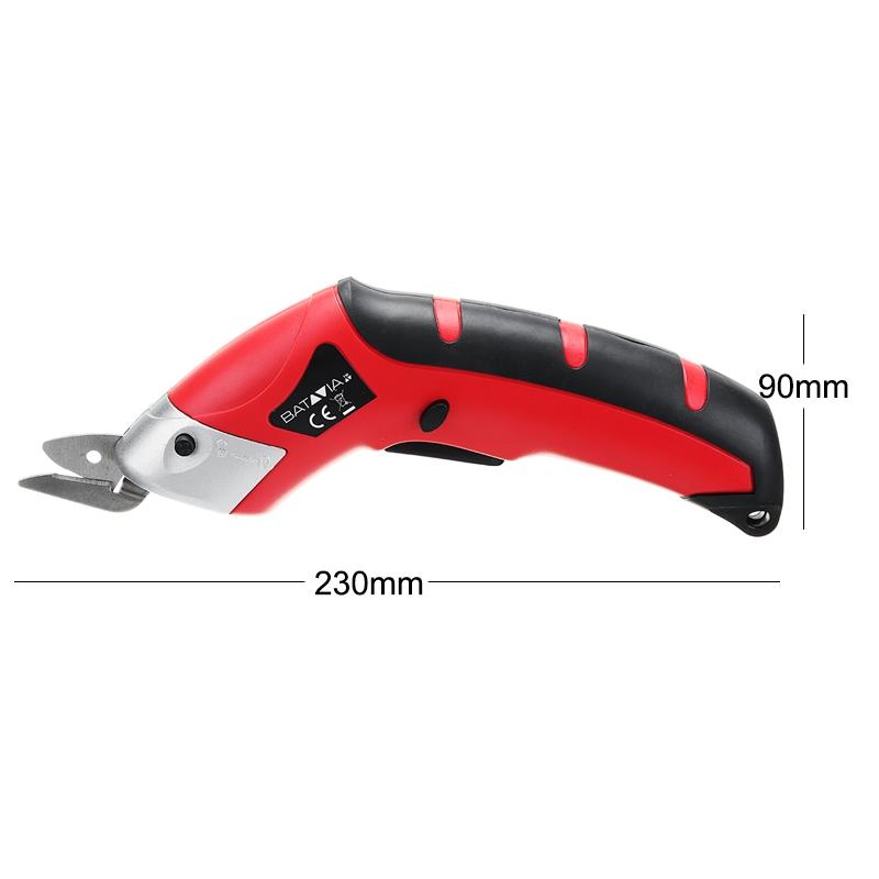 100W 110V-220V Akku-Elektroschere + 2 Klingen Stoff Leder Tuch Schneiden Aufladbare Stoff Nähschere 3.6V