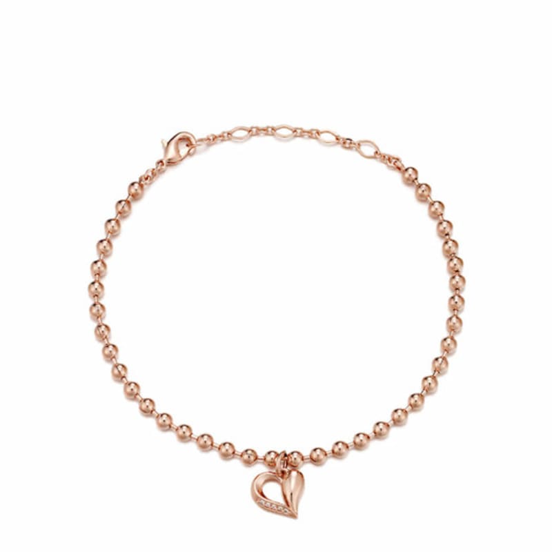 ELLE Jewelry Ball Cubic Heart Bracelet ELBRBB092