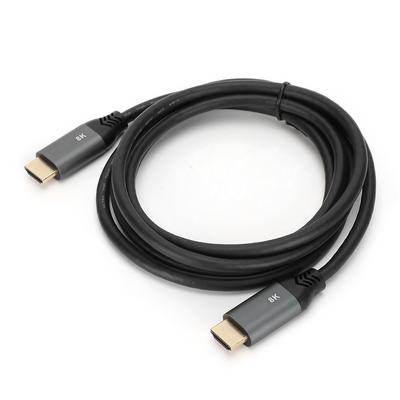 כבל חיבור HDMI ל-HDMI 8K דיגיטלי 60Hz עם אודיו וידאו להקרנה, באורך 6.6 רגל, לטלוויזיה ומחשב
