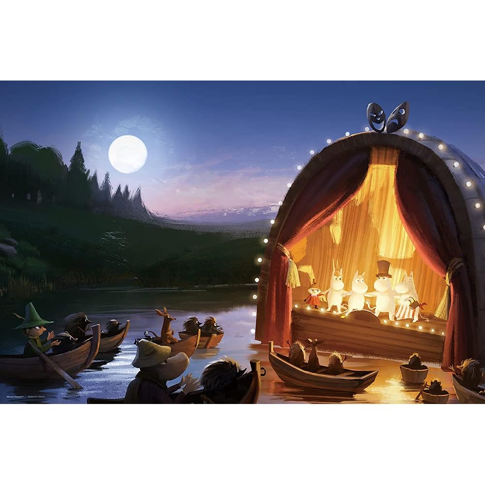 Moomin 1000 Piece Jigsaw Puzzle Golden Tail 50x75cm Puzzle Game