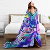 Fizzarolli Fizzarolli Blankets Helluva Boss Anime Flannel Funny Warm Throw Blankets for Home Restaurant All Season