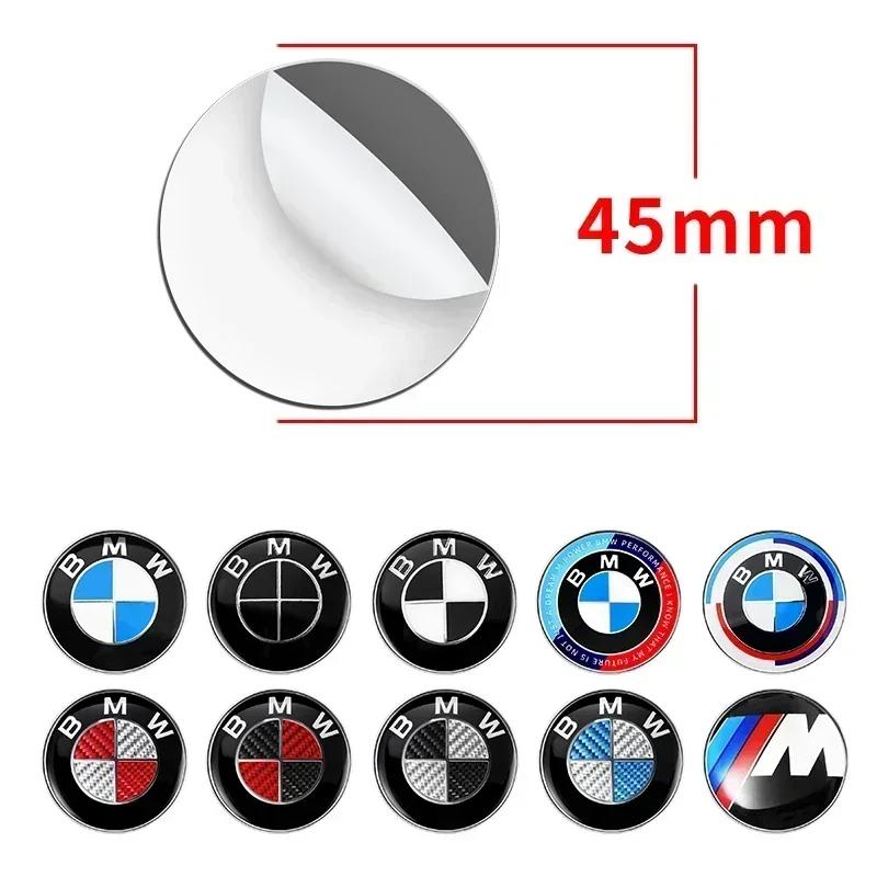 Emblema Adesivo Badge Volante Auto 45MM Styling Auto Per BMW Serie 1 3 5 7 M Performance M3 M5 F01 F20 F10 F13 F16 F34 E84