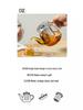 Thickened Glass Household Teapot with Tea and Water Separation Filter