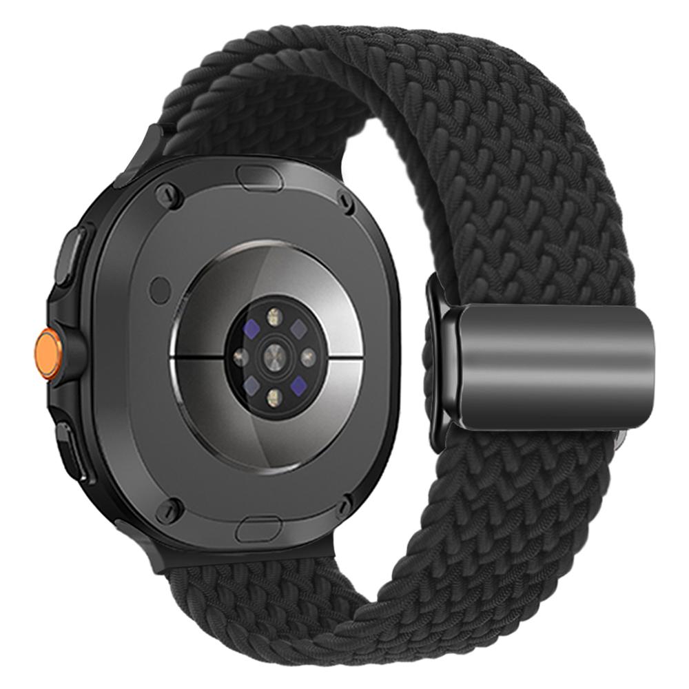 Wrist Strap for Samsung Galaxy Watch8 44mm/40mm/Watch8 Classic 46mm Magnetic Clasp Woven Nylon Watch Band