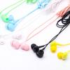 L202 Wired Earphone Universal Heavy Bass Dual Drive 3.5mm In-ear Sport Stereo Earbuds with Mic for Mobile Phone