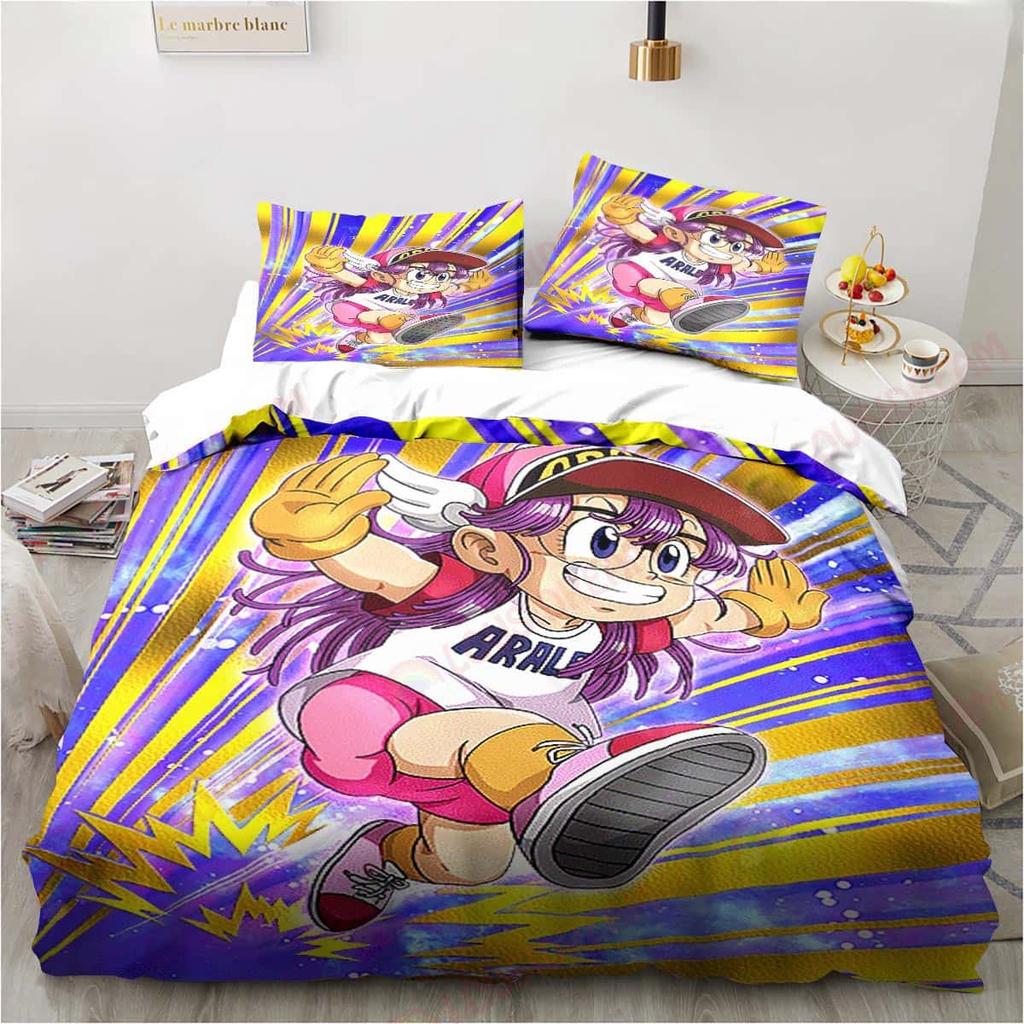3D Cartoon DR S-Slump Arale 2/3 Stück Bettwäsche-Set Laken King Twin Doppel Kinderbettwäsche-Set Mikrofaser Oder Polyester Bettbezug-Sets
