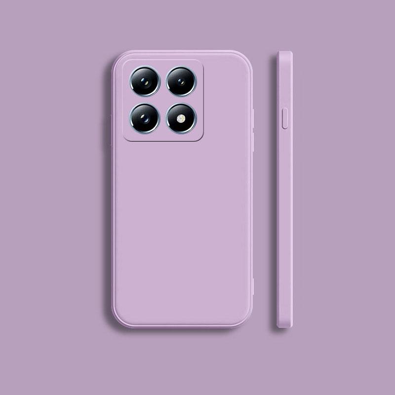 Čtvercový ochranný kryt na telefon z tekutého silikonu Pro Xiaomi Mi 14T 14 T Pro Kryt Pro Xiaomi 15T 15 T Pro Kryty