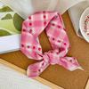 58 cotton and linen square scarf headscarf autumn versatile small floral women's thin small fresh decorative silk scarf