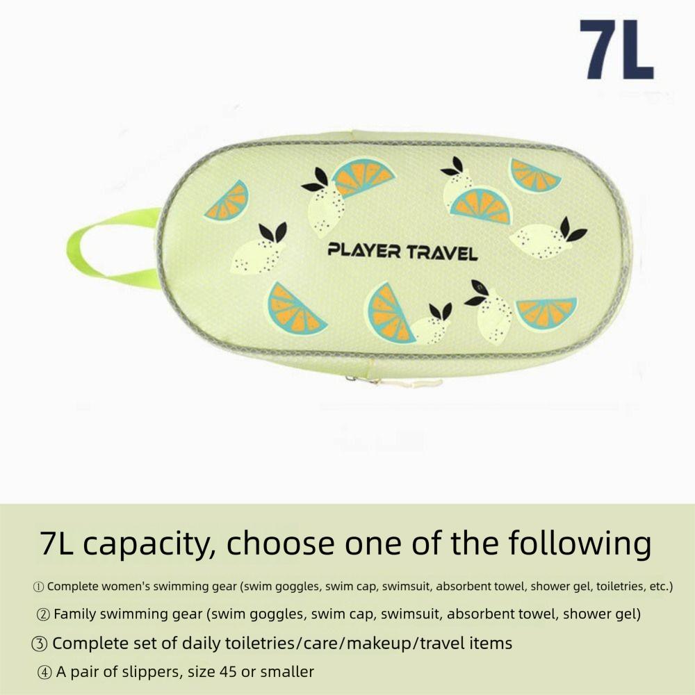 Dry Wet Separation Toiletries Bag Large Capacity Pool Waterproof Storage Bag Swimsuit Bag