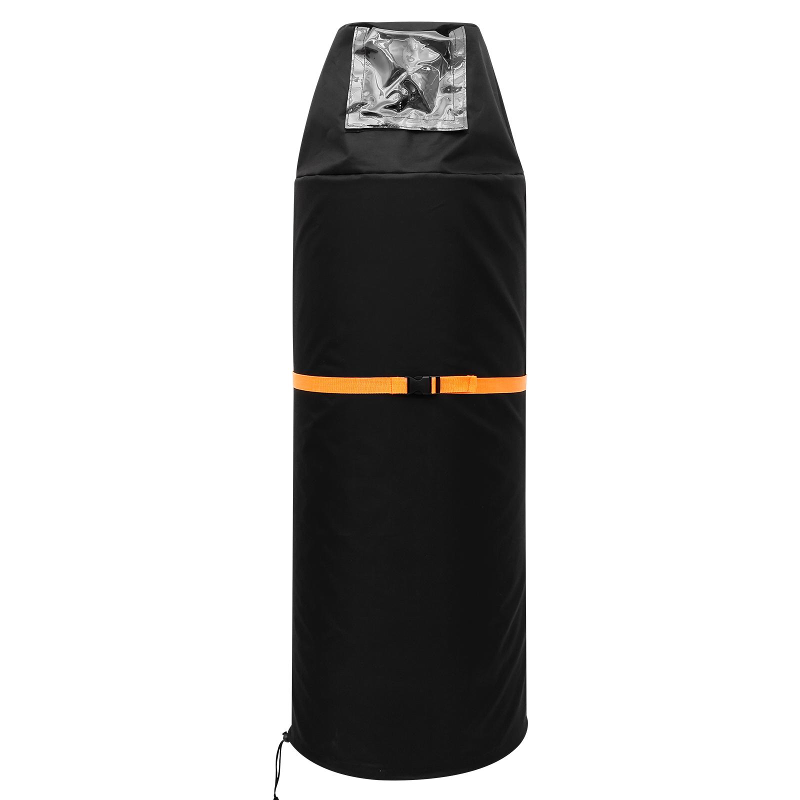 

100 lb Propane Tank Cover Heavy Duty Outdoor Waterproof Thick Cover Can Be Opened Top Dustproof Waterproof and Frost чорний