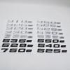 3D ABS Bil Bakre Emblemer Bokstaver Klistremerke For BMW 316e 318e 320e 325e 330e 340e 335e 520e 528e 530e 540e 550e 730e 740e 740Le 750Le
