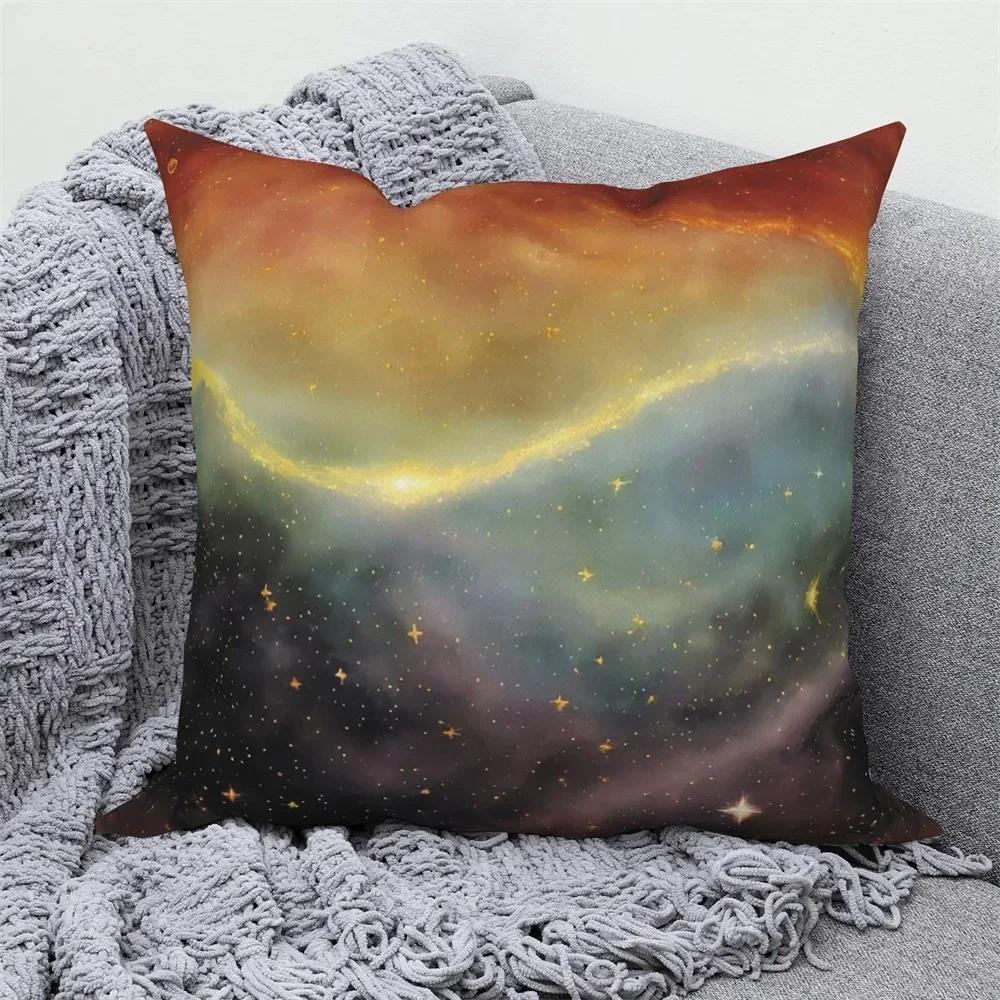 Sunset Scenery Living Room Sofa Bed Cushion Cover Home Decoration Pillow Case Sky Pillow Case