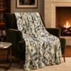 Creative U.S. Money Blanket, Single-Sided Thickened Polyester Throw Blanket, Soft Warm Nap Blanket for Sofa Bed Couch