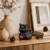 Unique Resin Animal Statue Gift Midnight Witches Cat Duck Figurine, Dark Fantasy Occult Themed Table Decor Statue, Gothic Cat-Duck Ornament,