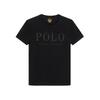Polo Solid Color Crew Neck Letter T-Shirt Men Tops Black 710815945-004