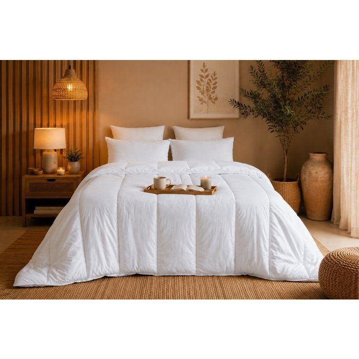 Couette 4 Saisons 420 gr/m² - BLANREVE - 260 x 240 cm - Blanc