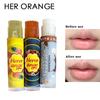 HER ORANGE Barilla Lollipop Flavored Lip Balm Cocoa Lip Mask Nourishing Moisturizing Hydration Lightening Lip Lines Men and Women Lip Balm