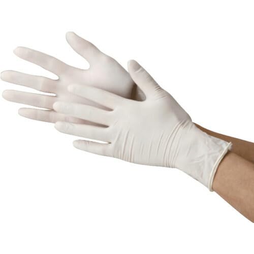 

2132 Natural Rubber No 100 Pieces L [Kawanishi Kogyo] Single-Use Gloves, Powder,