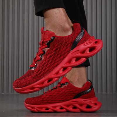 Fashion New Black Running Jogging Shoes Casual Sneakers Men Outdoor Breathable Mesh Shoes Men Light Shock-absorption Sports Shoes